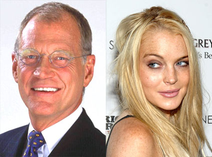 David Letterman, Lindsay Lohan David Letterman, Lindsay Lohan